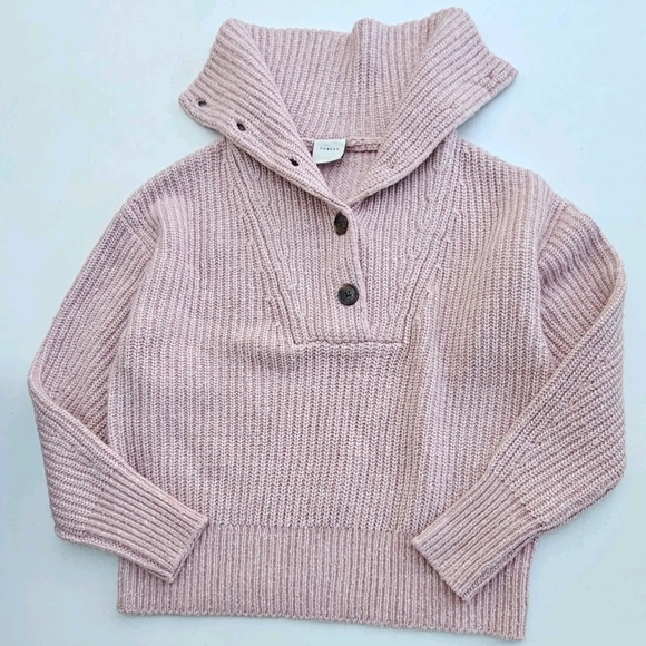 Varley Rose  Button Placket Knit Sweater, SMALL - Picture 2 of 7